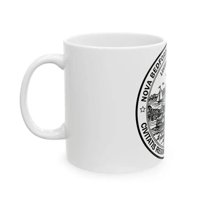 Seal of New Bedford Massachusetts - White Coffee Mug - Go Mug Yourself