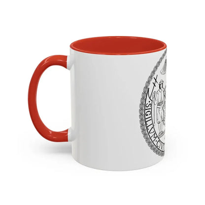 Seal of New York City BW - Accent Coffee Mug - Go Mug Yourself