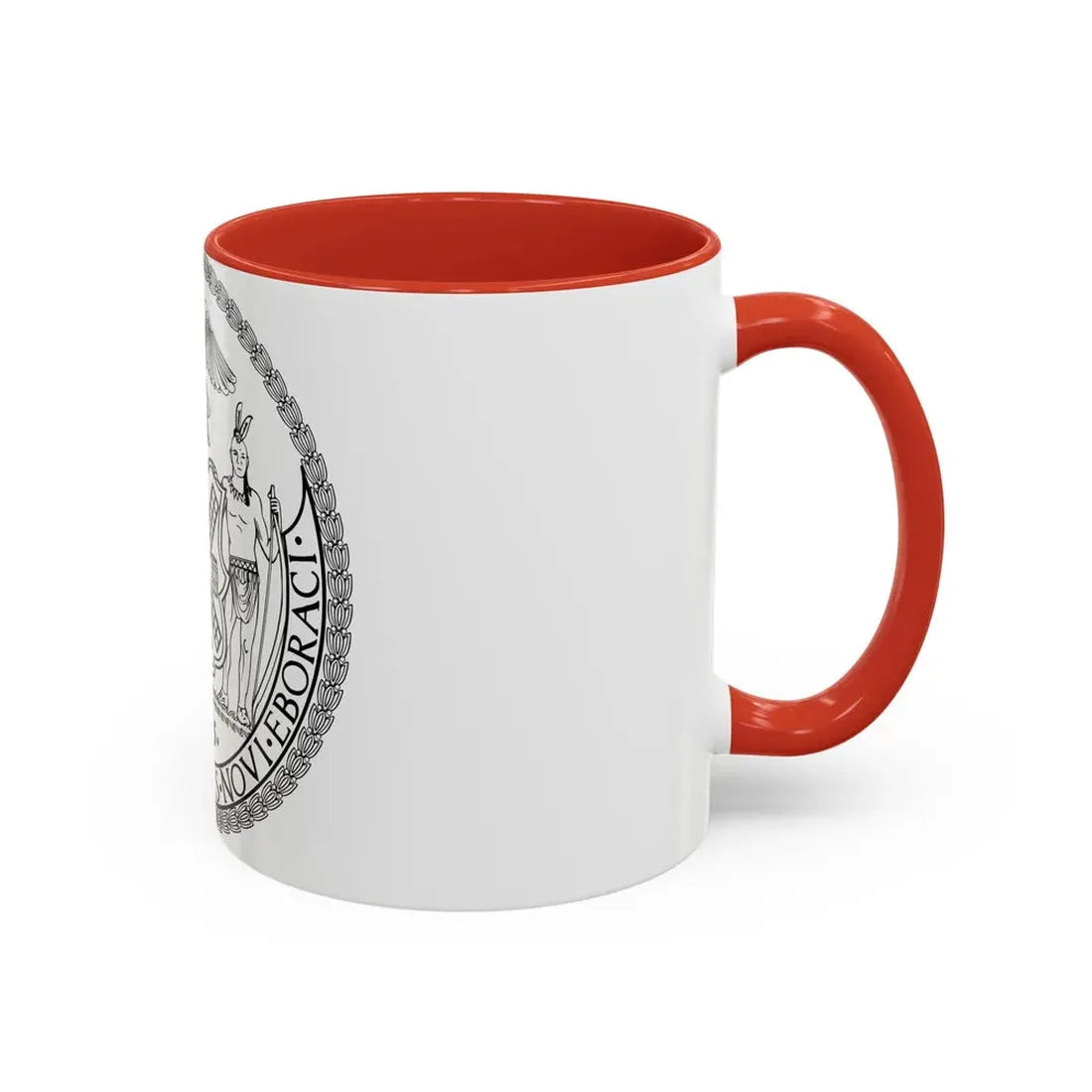 Seal of New York City BW - Accent Coffee Mug - Go Mug Yourself