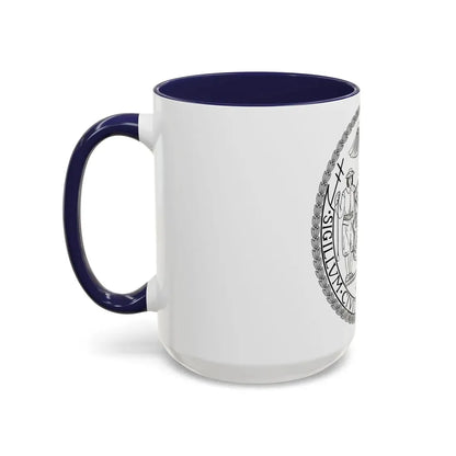 Seal of New York City BW - Accent Coffee Mug - Go Mug Yourself