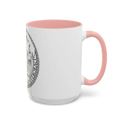 Seal of New York City BW - Accent Coffee Mug - Go Mug Yourself