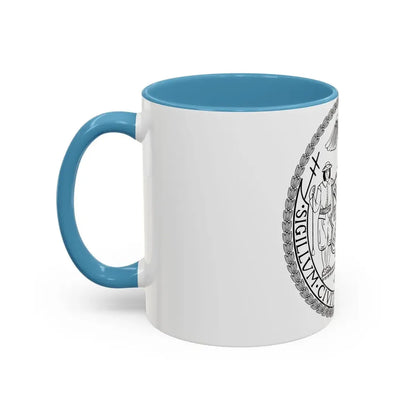 Seal of New York City BW - Accent Coffee Mug - Go Mug Yourself