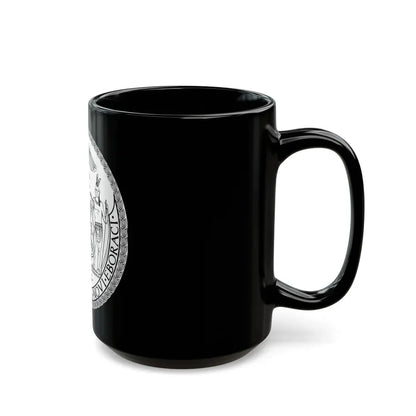 Seal of New York City BW - Black Coffee Mug - Go Mug Yourself