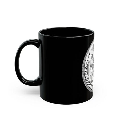 Seal of New York City BW - Black Coffee Mug-Go Mug Yourself