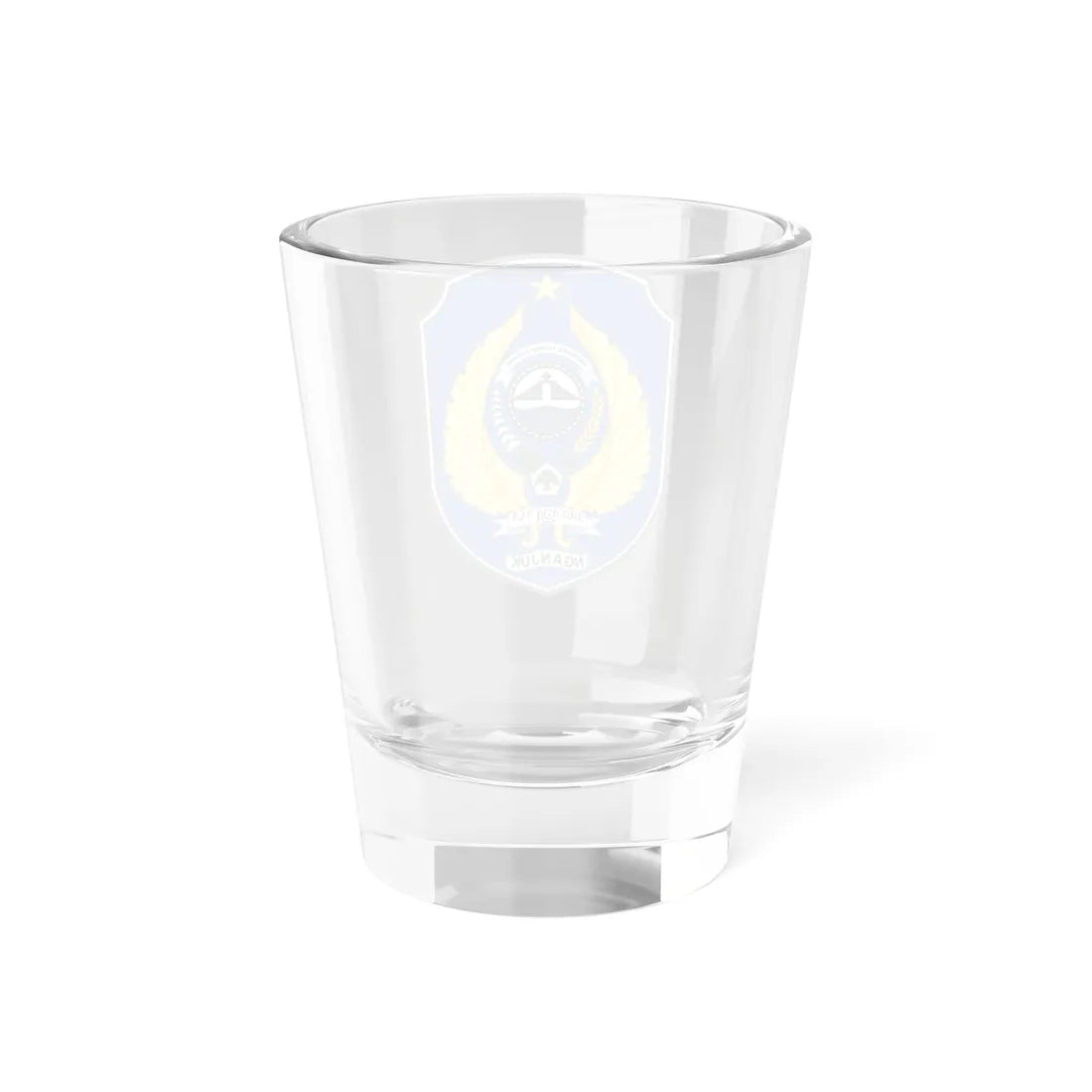 Seal of Nganjuk Regency (Indonesia) (Coat of Arms) Shot Glass 1.5oz - Go Mug Yourself