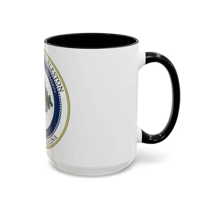 Seal of North Charleston South Carolina - Accent Coffee Mug - Go Mug Yourself