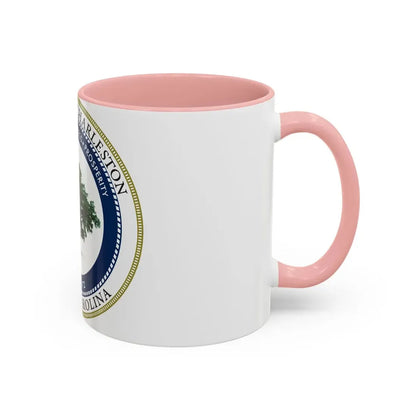 Seal of North Charleston South Carolina - Accent Coffee Mug - Go Mug Yourself