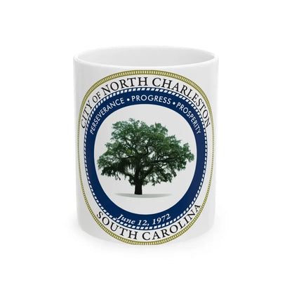 Seal of North Charleston South Carolina - White Coffee Mug 11oz - Go Mug Yourself