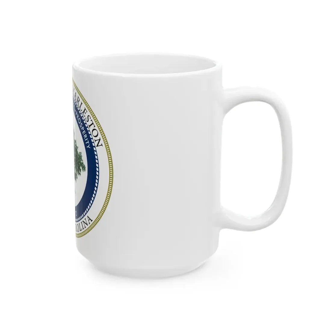 Seal of North Charleston South Carolina - White Coffee Mug - Go Mug Yourself