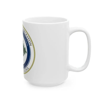 Seal of North Charleston South Carolina - White Coffee Mug - Go Mug Yourself