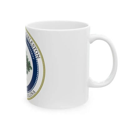 Seal of North Charleston South Carolina - White Coffee Mug - Go Mug Yourself