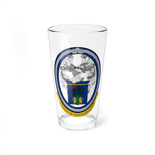 Seal of Nueva Segovia (Nicaragua) (Coat of Arms) Pint Glass 16oz 16oz - Go Mug Yourself