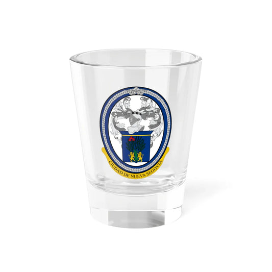 Seal of Nueva Segovia (Nicaragua) (Coat of Arms) Shot Glass 1.5oz 1.5oz - Go Mug Yourself