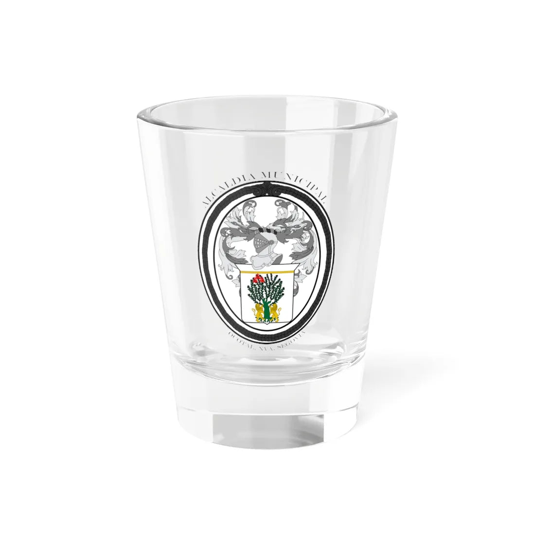 Seal of Ocotal (Nicaragua) (Coat of Arms) Shot Glass 1.5oz 1.5oz - Go Mug Yourself