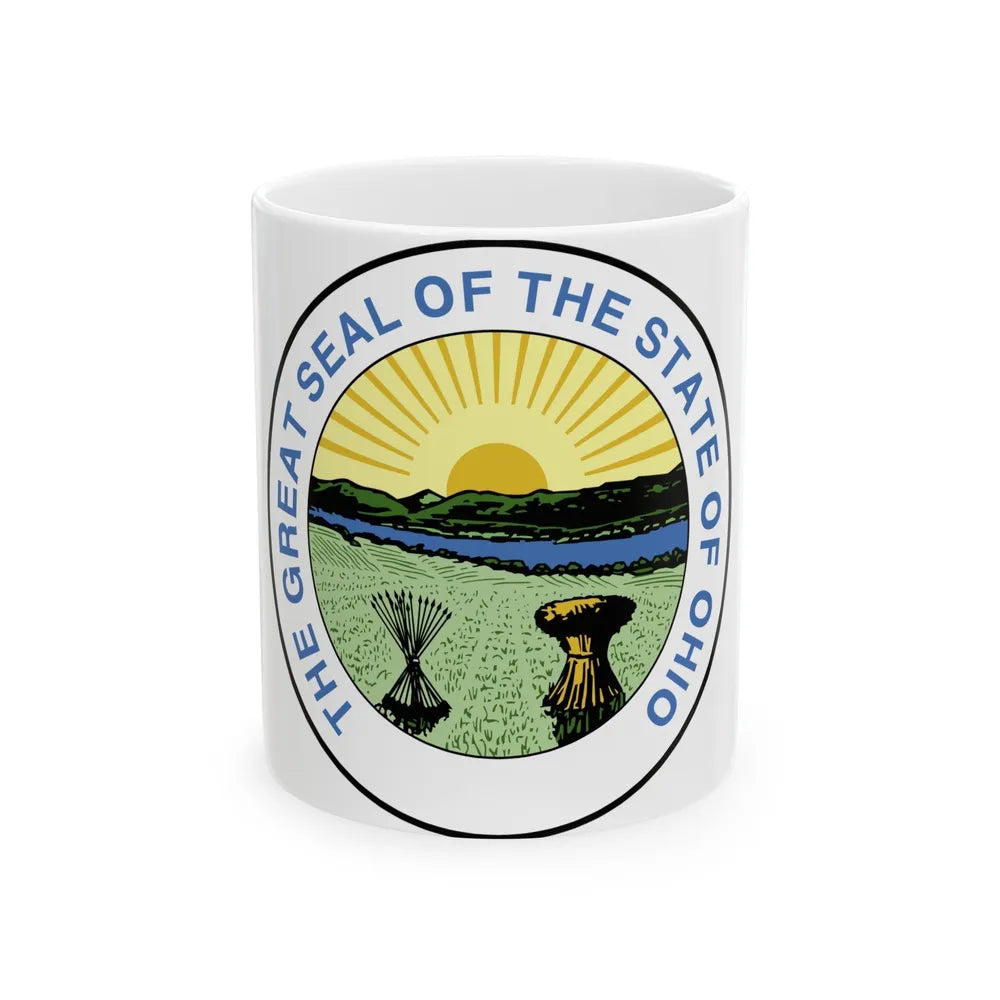 Seal of Ohio 1967 1996 - White Coffee Mug-11oz-Go Mug Yourself