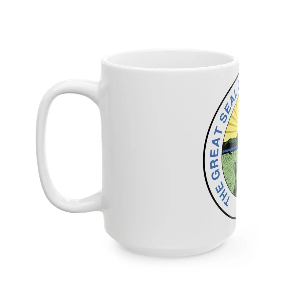 Seal of Ohio 1967 1996 - White Coffee Mug-Go Mug Yourself