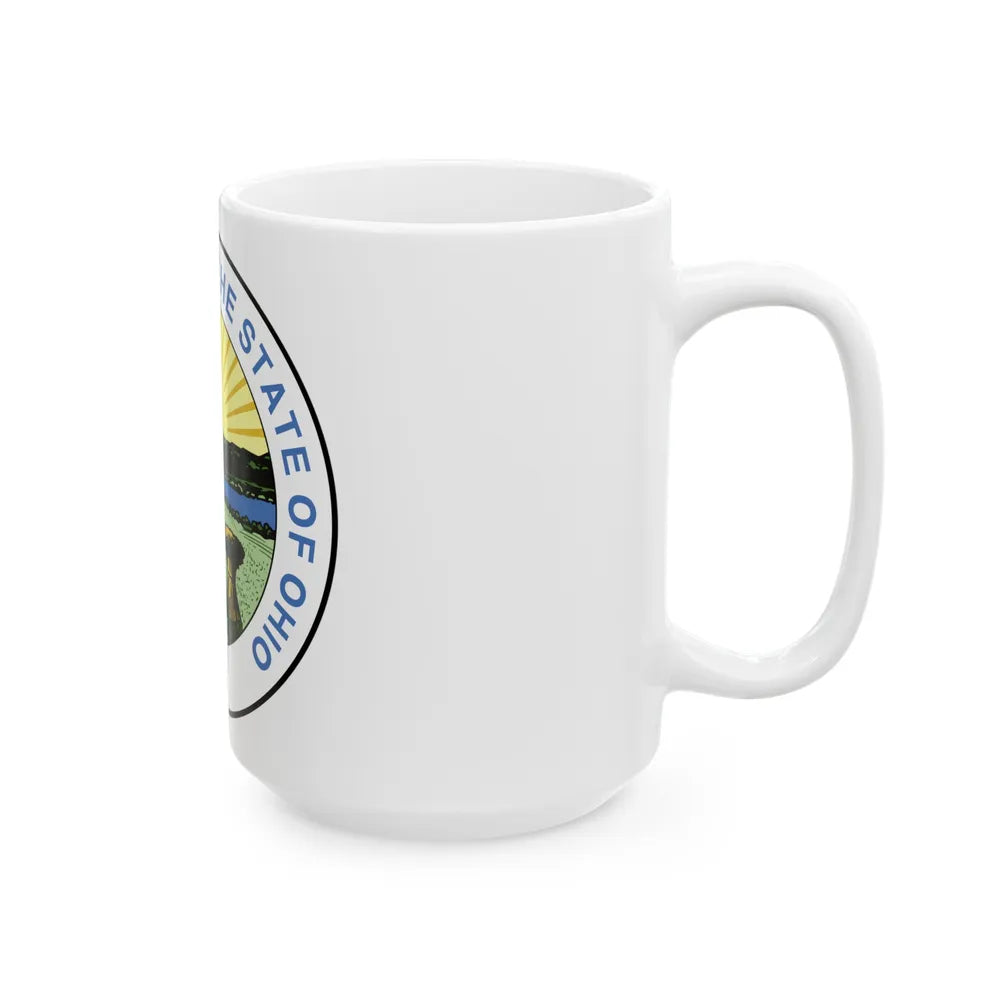 Seal of Ohio 1967 1996 - White Coffee Mug-Go Mug Yourself