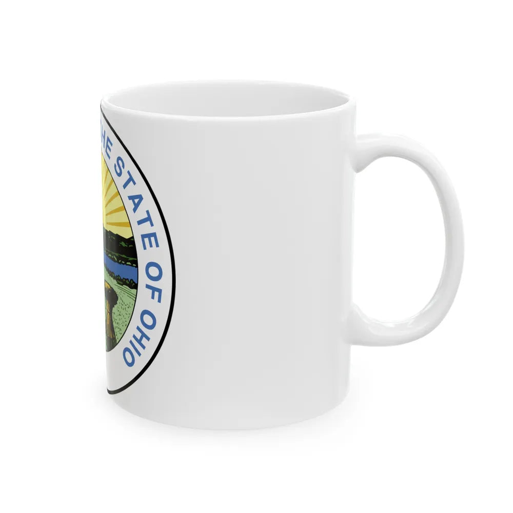 Seal of Ohio 1967 1996 - White Coffee Mug-Go Mug Yourself