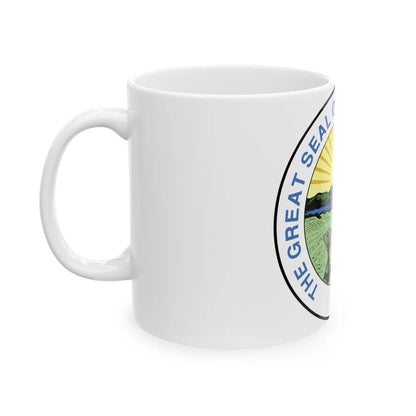 Seal of Ohio 1967 1996 - White Coffee Mug-Go Mug Yourself