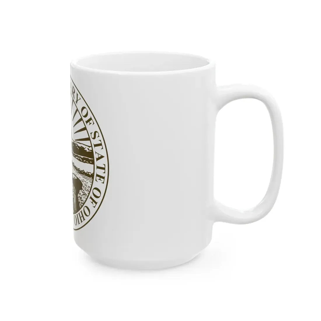 Seal of Ohio Secretary of State - White Coffee Mug - Go Mug Yourself