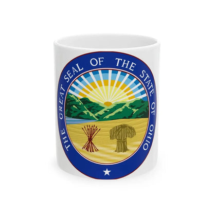 Seal of Ohio - White Coffee Mug 11oz - Go Mug Yourself
