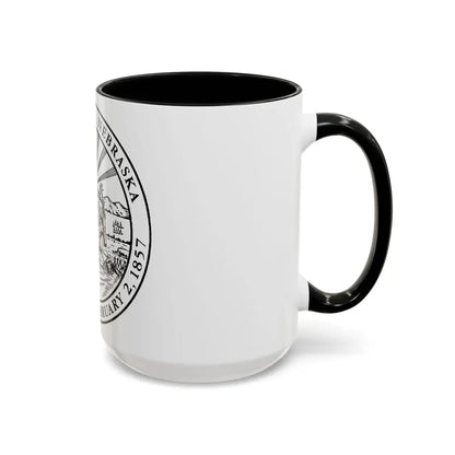 Seal of Omaha Nebraska - Accent Coffee Mug - Go Mug Yourself
