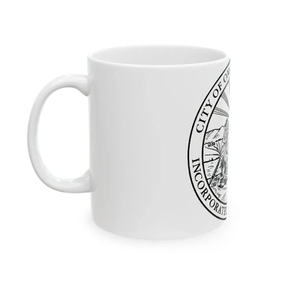 Seal of Omaha Nebraska - White Coffee Mug-Go Mug Yourself