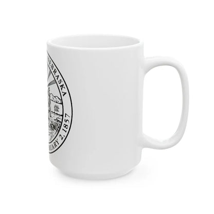 Seal of Omaha Nebraska - White Coffee Mug-Go Mug Yourself