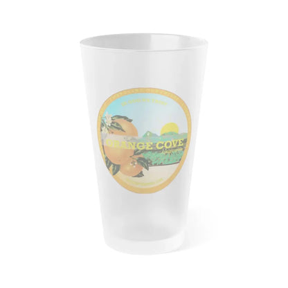 Seal of Orange Cove California - Frosted Pint Glass 16oz 16oz Frosted - Go Mug Yourself