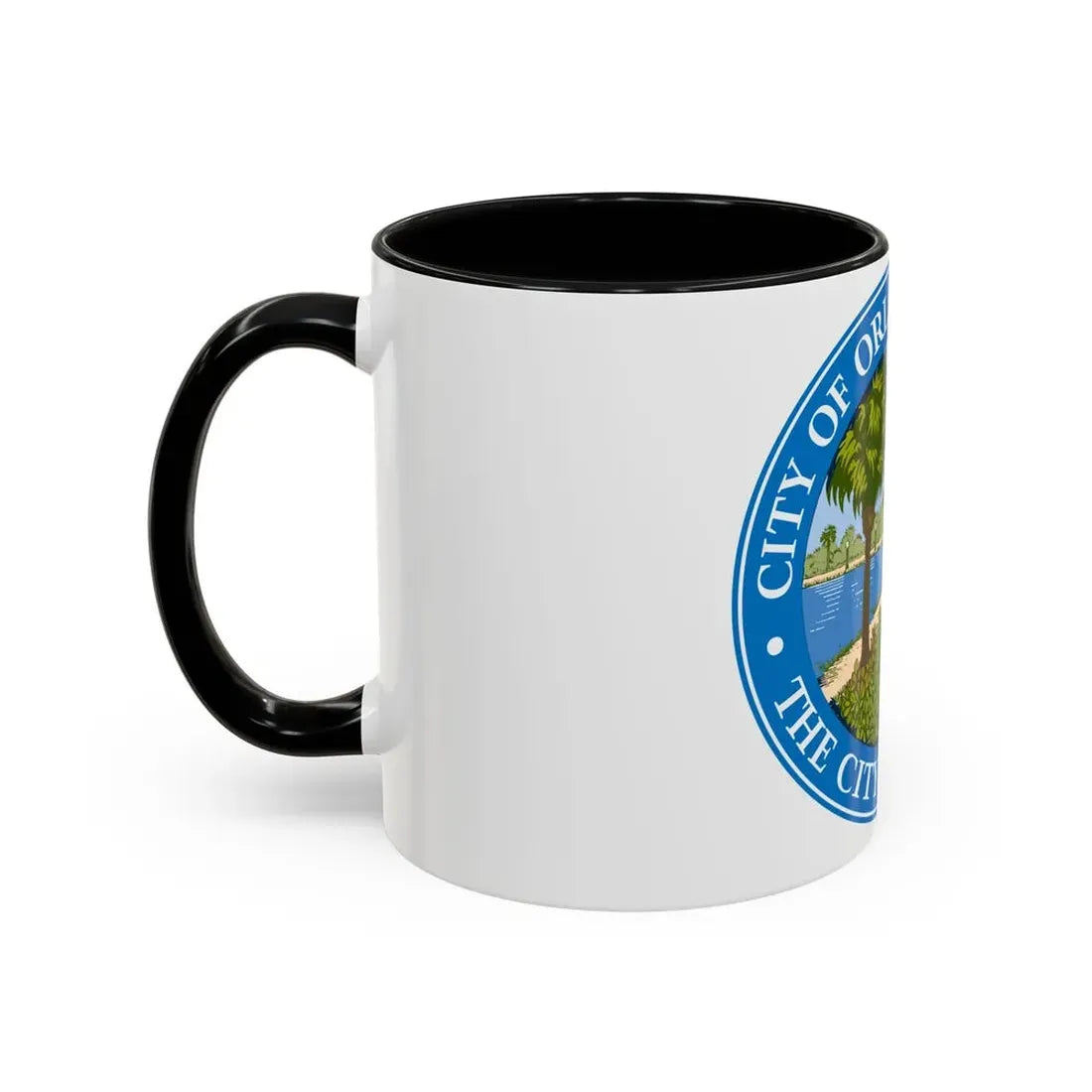 Seal of Orlando Florida - Accent Coffee Mug - Go Mug Yourself