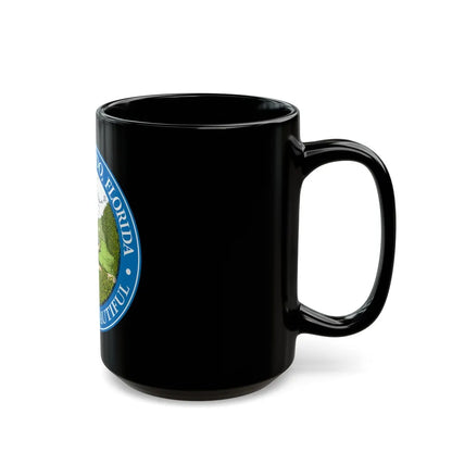 Seal of Orlando Florida - Black Coffee Mug-Go Mug Yourself