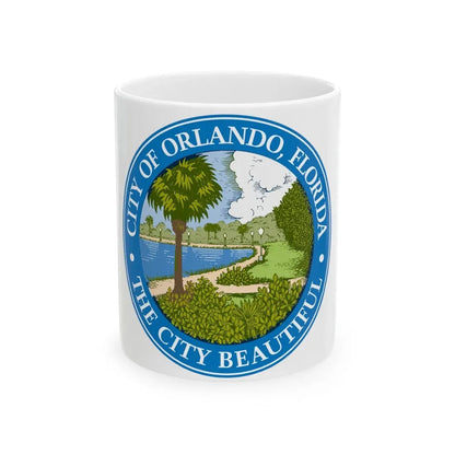 Seal of Orlando Florida - White Coffee Mug 11oz - Go Mug Yourself