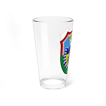 Seal of Pacitan Regency (Indonesia) (Coat of Arms) Pint Glass 16oz - Go Mug Yourself
