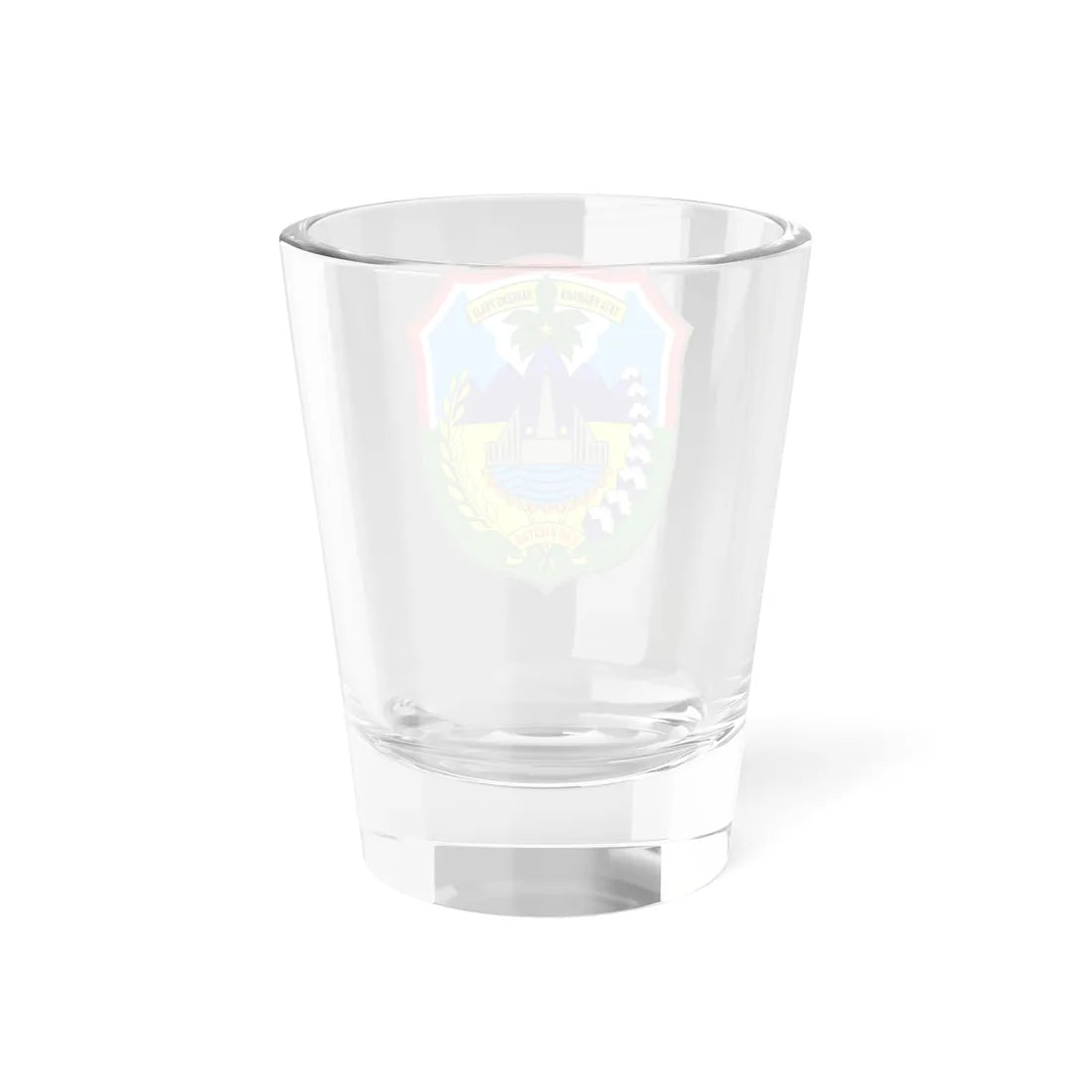Seal of Pacitan Regency (Indonesia) (Coat of Arms) Shot Glass 1.5oz - Go Mug Yourself