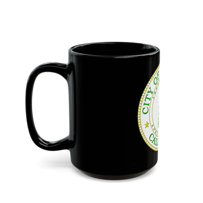 Seal of Palo Alto California - Black Coffee Mug-Go Mug Yourself