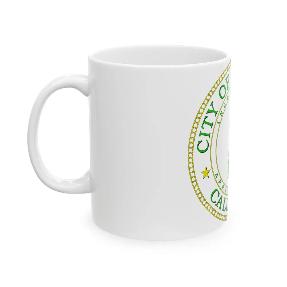 Seal of Palo Alto California - White Coffee Mug-Go Mug Yourself