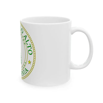 Seal of Palo Alto California - White Coffee Mug - Go Mug Yourself