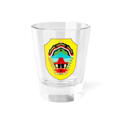 Seal of Pati Regency (Indonesia) (Coat of Arms) Shot Glass 1.5oz 1.5oz - Go Mug Yourself