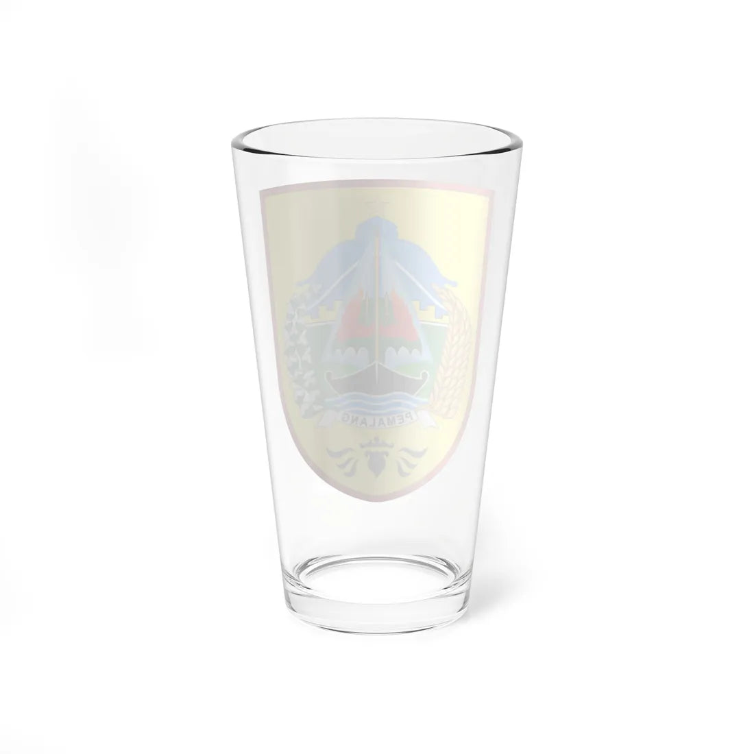Seal of Pemalang Regency (Indonesia) (Coat of Arms) Pint Glass 16oz - Go Mug Yourself
