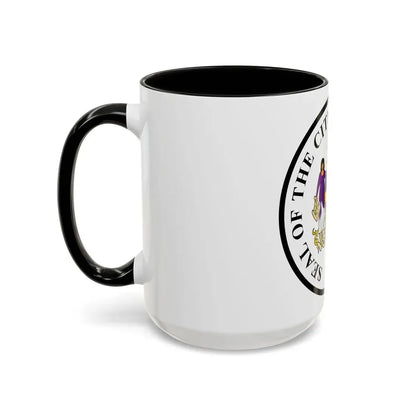 Seal of Philadelphia Pennsylvania - Accent Coffee Mug - Go Mug Yourself