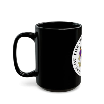 Seal of Philadelphia Pennsylvania - Black Coffee Mug-Go Mug Yourself