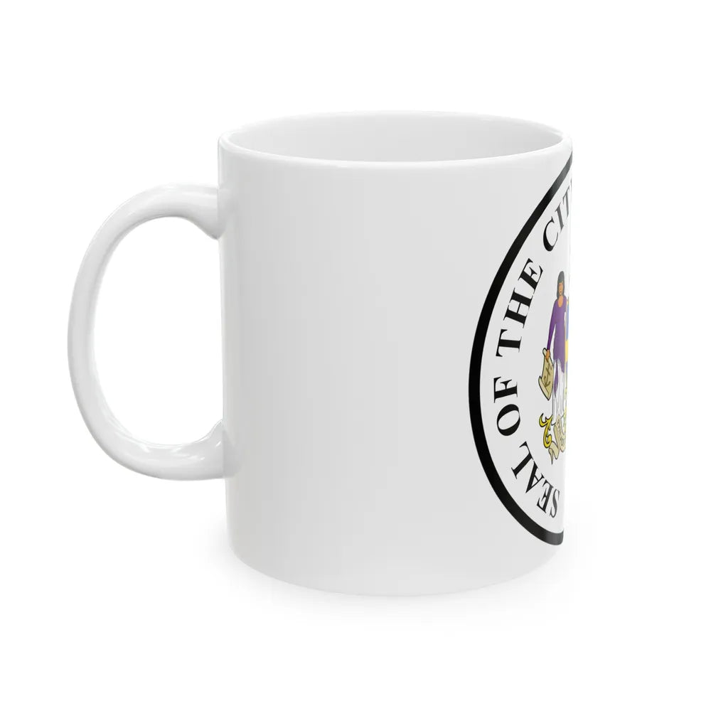 Seal of Philadelphia Pennsylvania - White Coffee Mug-Go Mug Yourself