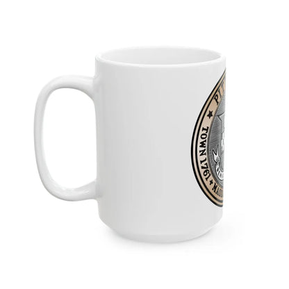 Seal of Pittsfield Massachusetts - White Coffee Mug-Go Mug Yourself