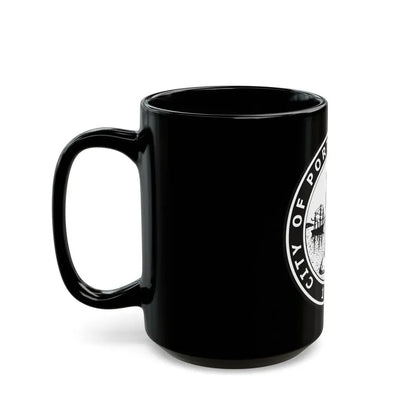 Seal of Portland Oregon - Black Coffee Mug - Go Mug Yourself