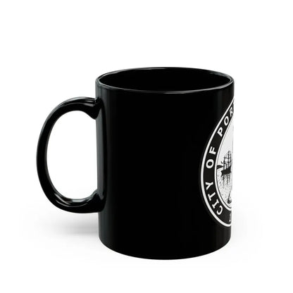 Seal of Portland Oregon - Black Coffee Mug - Go Mug Yourself