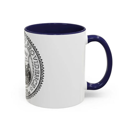 Seal of Providence Rhode Island - Accent Coffee Mug - Go Mug Yourself