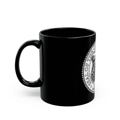 Seal of Providence Rhode Island - Black Coffee Mug-Go Mug Yourself