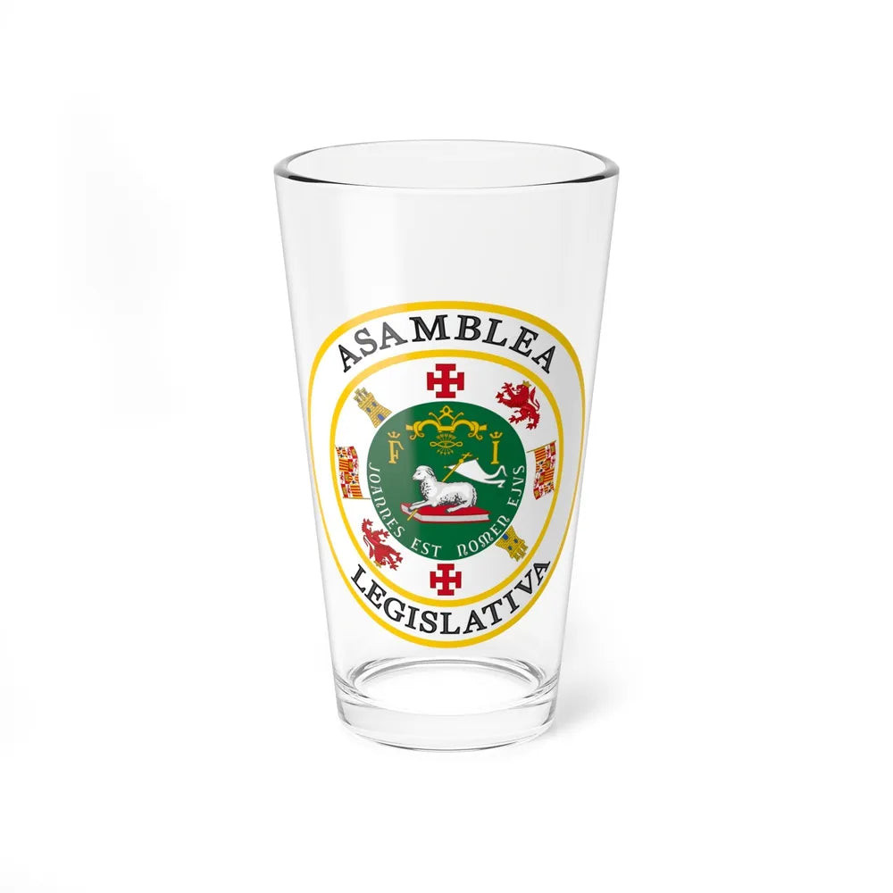 Seal of Puerto Rico Legislature - Pint Glass 16oz-16oz-Go Mug Yourself