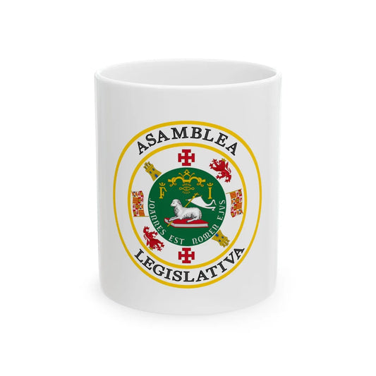Seal of Puerto Rico Legislature - White Coffee Mug 11oz - Go Mug Yourself