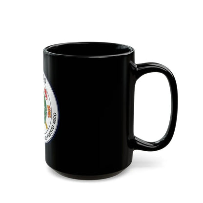 Seal of Puerto Rico Senate - Black Coffee Mug-Go Mug Yourself